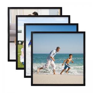 China Plastic Removable Picture Frames 4x6 5x7 8x10 Europe Style Decorative Wall Black Picture Frame supplier