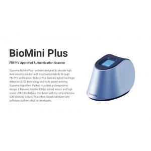 China BioMini Plus Suprema Biometric Fingerprint Reader supplier