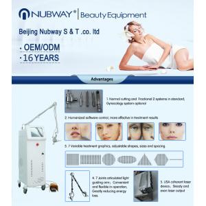China 2019 1-100ms pulse width pigment removal / skin tightening fractional co2 laser machine supplier