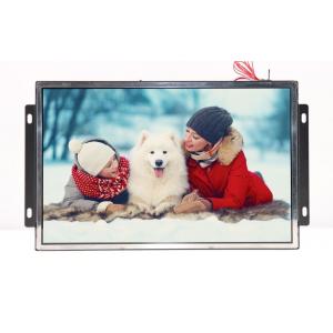 Low cost 15 inch frameless LCD video screen for shelves/display racks