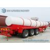 V Shape Chemical Oil Tank Trailer 3 Axles 20000 L Acid Tank Semi Trailer