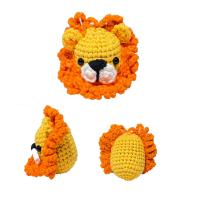 China Milk Cotton Cute Lion Crochet DIY Kit Seven Craft Hand Knitting Fun Kit on sale