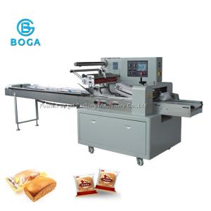 China Food Bread Packing Machine  4380X970X1450mm 100 - 270mm Bag Width High Speed supplier