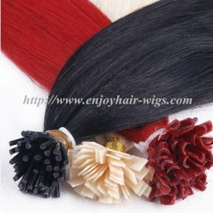 Nail Tip Hair extension 10"-28" 100s/pack all color Straight Human Hair indian remy hair
