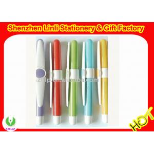 China promotiona transparent plastic ball pen with blue ink  supplier
