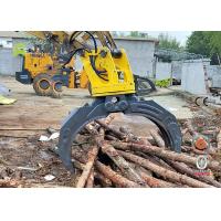 China Universal Skid Steer Mounting Hydraulic Log Grapple With 2 Cylinders on sale