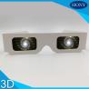 China Christmas Snowman Party 3D Fireworks Glasses Rainbow paper diffraction glasses wholesale