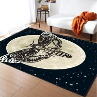 China Animal New Cartoon Large Carpet Source Wholesale Feather ins Style Bedroom Floor Mats on sale