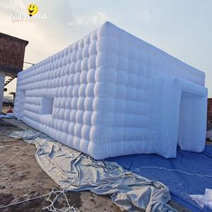 Party PVC Inflatable Disco Tent Cube Air Dome Building With LED Light