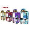 Metal Plastic Arcade Prize Machines , Cute Designed Crane Claw Machine