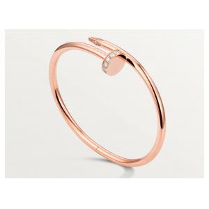 0.59ct 18K Solid Gold Jewellery Rose Gold Bangle 3.5mm wideth ODM