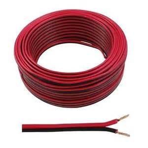 China Figure 8 Speaker Cable 2 × 0.35mm2 Stranded Conductor in Red & Black Jacket supplier