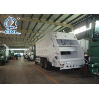 China New Garbage Truck 400 L Fuel Tank Garbage Compactor Truck With 4 - Stroke Direct Injection Diesel Engine on sale
