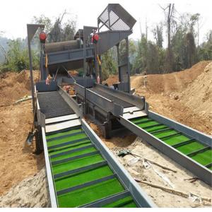 Alluvial Placers Fine Gold Washing Machine Sluice Box Trommel Dredge Plant