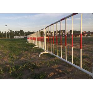 China Powder Coating Crowd Control Barriers , Road Construction Barriers supplier