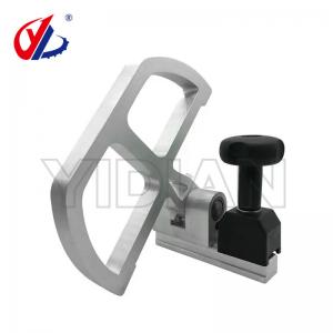 China Stainless steel Stopper Baffle Block With Magnifying Lens For Sliding Table Saw Parts supplier