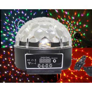 China 20W DMX Led Crystal Magic Ball Light Rgb Effect Disco Stage Light AC 110V - 250V supplier