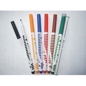 China 10 Colors Practical Vivid Coloured Marker Pens Multi - Functional Washable Water Color Pen supplier