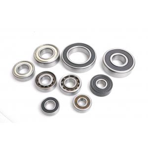 Gcr15 Chrome Steels Angular Contact Ball Bearing With Steel / Plastic Cages