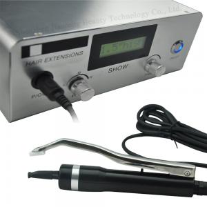 China Ultrasonic fusion human hair extension muachine/lcd hair connector tools supplier