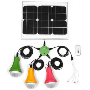 Solar Power System Solar Panel Mini Home Lighting System with Mobile Charger SRE-88G-3