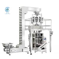 China Frozen Shrimp VFFS Packaging Machine Frozen Chicken Breast 10 Head Weigher Packaging Machine on sale