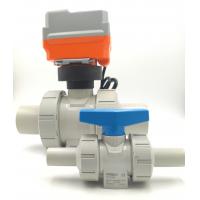 China ODM Plastic Ball Valves UPVC High Temperature And Corrosion Resistant on sale