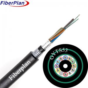China High Quality GYTS53 Singlemode Outdoor Underground Armored Fiber Optic Cable supplier