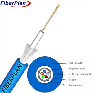 Glass Fiber Strengthen Central Loose Tube Distribution Cable