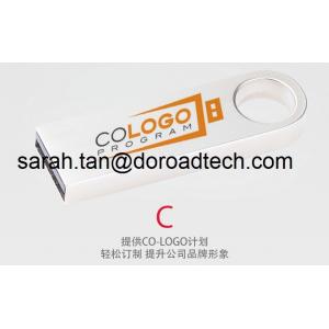 China Waterproof Metal Customized USB Flash Drives Metal Gold/Silver USB Drives Real Capacity supplier