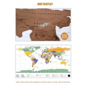 China Paper Scratch World Map supplier