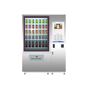 ODM OEM Vegetable Fruit Salad Food Vending Machine With Elevator / Cooler