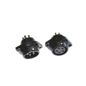 IP68 Waterproof GM2113 Welding Cable Plug Connector With Flange 5 - 10 AWG