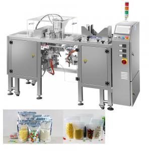 China Snacks Packing Machine / Doypack Pouch Packing Machine For Pet Foods / Seafoods supplier