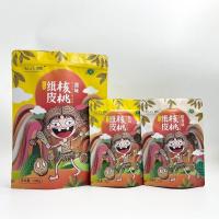 China Custom Printed Nuts Dry Food Grade Plastic Polythene Resealable Packaging Stand Up Bag on sale