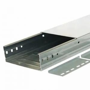 Rectangular Long Span Cable Tray Steel Customized Width / Height