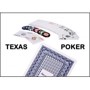 China Plastic Red / Blue Marked Playing Cards , Poker Cheat Card For Poker Club wholesale