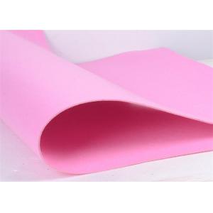 China 8mm Thickness Polyester Felt Fabric Pink Color , Anti UV Felt Conveyor Belt supplier