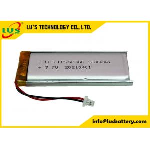 China 1200mah Lipo Batteries LP961766 / LP951768 3.7v Lithium Polymer Cell For LED Lamp supplier