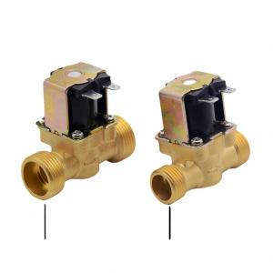 China 3/4 1/2 DC 24V AC 220V DC12V Electric Solenoid Magnetic Valve Normally Closed Brass For Water Control supplier