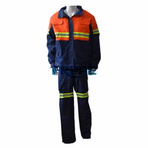 China EN11611 Oem Cotton Denim Safety 300gsm Fire Retardant Suit supplier