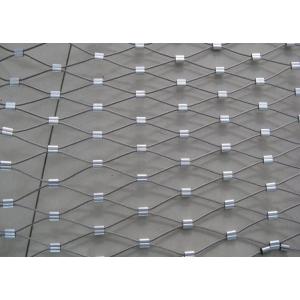 316L Stainless Steel Metal Wire Rope Mesh 8m Width 30X30 For Protecting Zoo