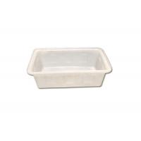 China Roto Industrial Grade Heavy Duty Plastic Square Meat Tubs Fish Bin Drip Tray For Freezing on sale