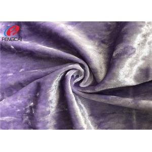 China Diamond Brushed Shiny Ice Velvet Polyester Spandex Velvet Fabric For Sofa supplier
