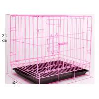 China Large Medium And Small Size Folding Stainless Steel Dog Cage on sale