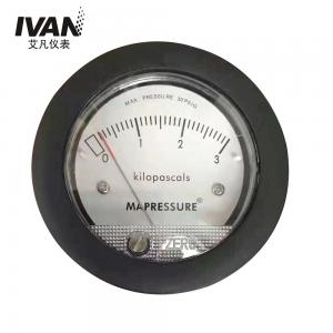 Monitoring Differential 63mm Manometer Gauge for Micro Air Differential Pressure Meter