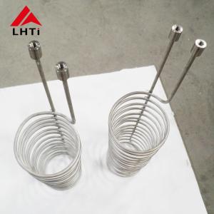 China Flexible Coil Grade 9 Titanium Tube OD 10mm Seamless Annealed supplier