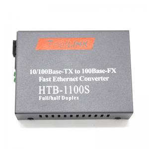 25KM Fiber Optic Accessories 10/100M Single Mode Network Media Converter