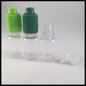 China Long Thin 10ml Eye PET Dropper Bottles Food Grade Durable Eco - Friendly supplier