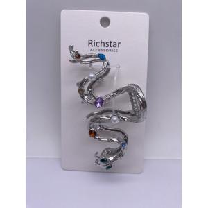 Daily Reusable Metallic Hair Claw , Multi Function Metal Jaw Clips